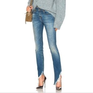 Amazing, size 26 new R13 Kate Skinny uneven hem!